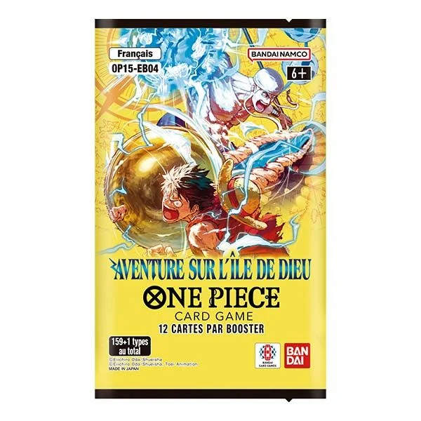 Booster One Piece Card Game - Aventure sur l’Île de Dieu (OP15-EB04)