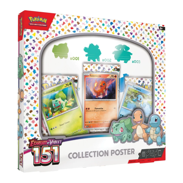 Coffret Collection Poster Pokémon Écarlate et Violet 151 (EV3.5)