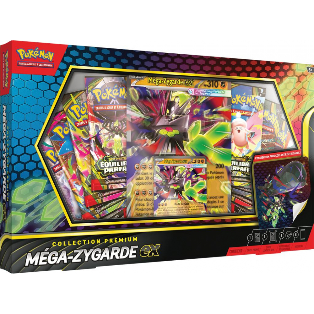 Coffret Collection Premium Pokémon Méga-Zygarde-ex - 8 Boosters